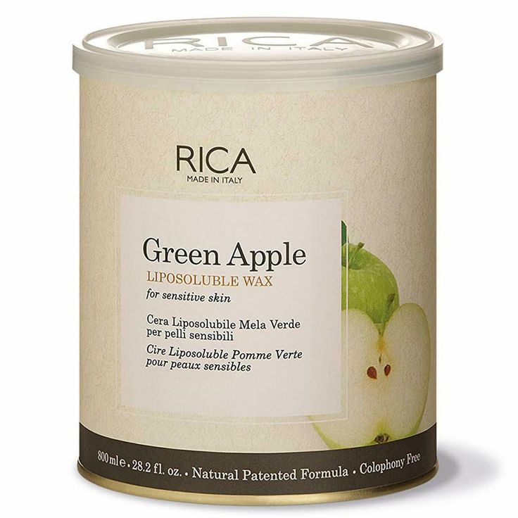RICA Green Apple Liposoluble Wax 800ml