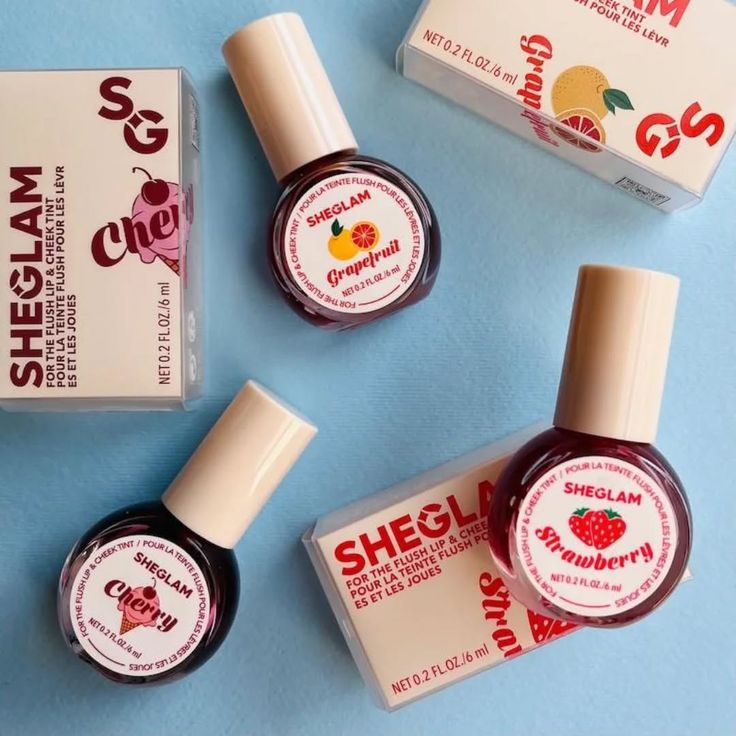 SHEGLAM For The Flush Lip & Cheek Tint (Set of 3)
