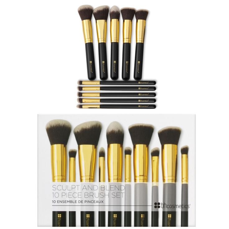 BH Cosmetics Sculpt and Blend 10 Piece Brush Set - Image 2
