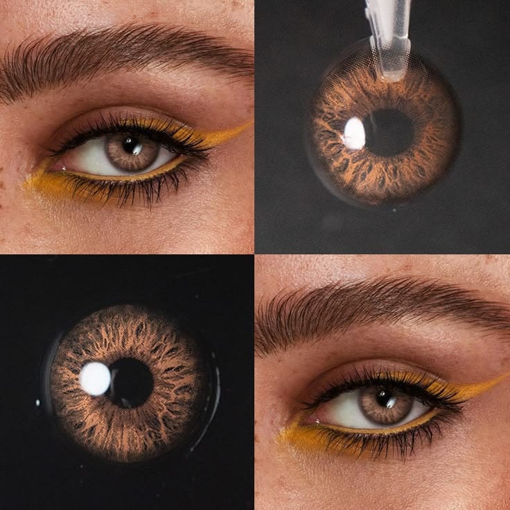 Colored Contact Lenses – Natural Brown
