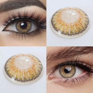 Colored Contact Lenses – Golden Brown