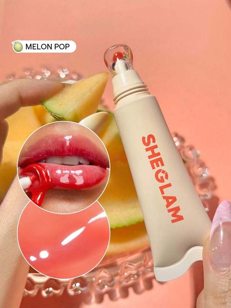 SHEGLAM Crystal Glaze Moisturizing Lip Care – Melon Pop