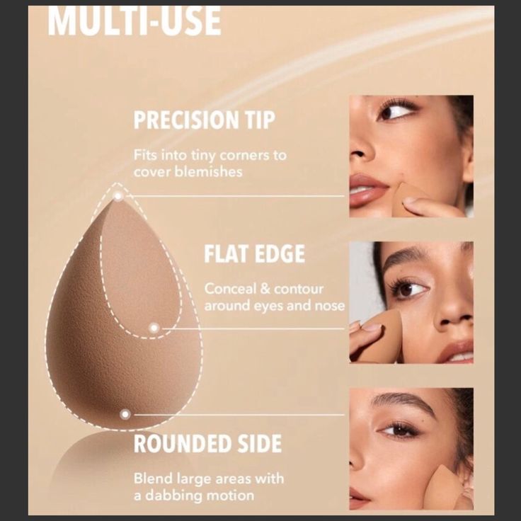 Angular Beauty Blender Makeup Sponge