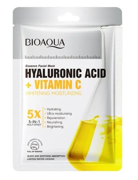 BIOAQUA Hyaluronic Acid + Vitamin C Sheet Mask