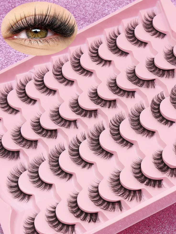 Wispy Cat-Eye Fluffy Eyelashes