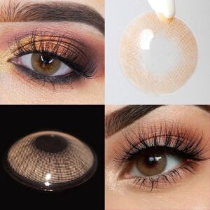 Colored Contact Lenses – Nude Brown