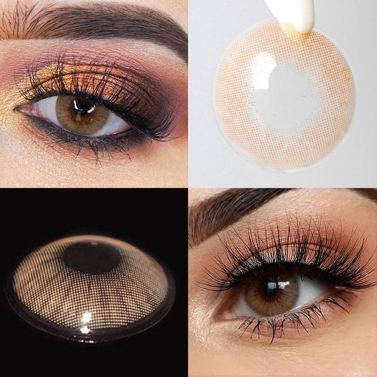 Colored Contact Lenses – Nude Brown