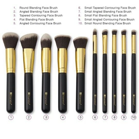 BH Cosmetics Sculpt and Blend 10 Piece Brush Set - Image 3