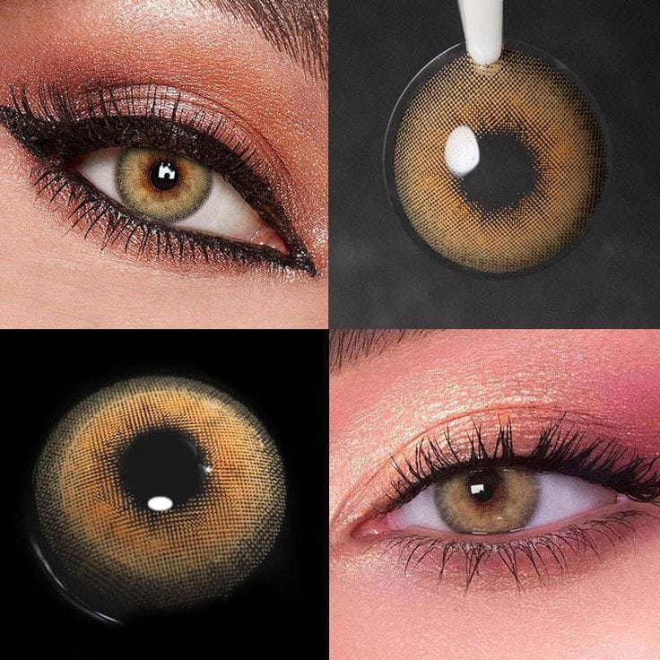 Colored Contact Lenses – Honey Brown