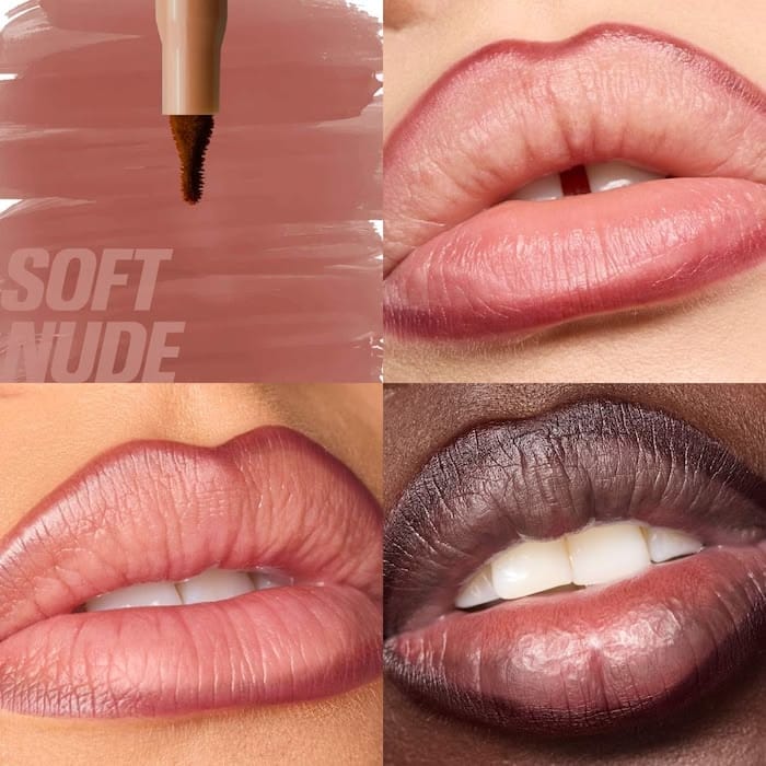 Huda Beauty Lip Contour Lip Stain – Soft Nude - Image 2