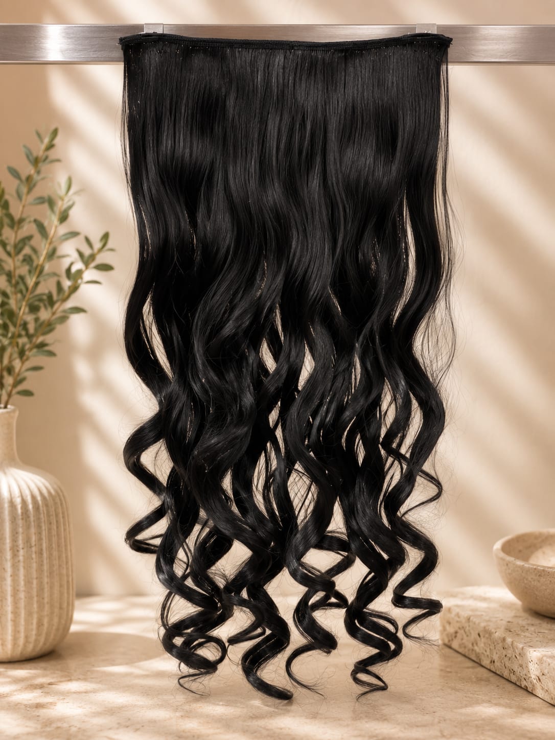 Natural Black Curl Hair Extensions