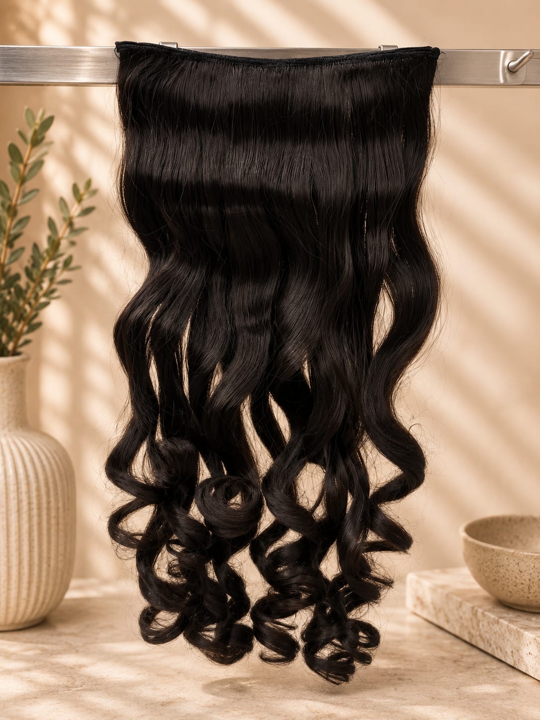 Natural Black Curl Hair Extensions