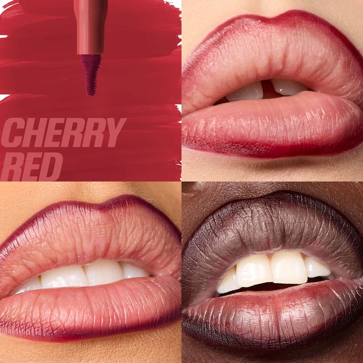 Huda Beauty Lip Contour Lip Stain – Cherry Red - Image 2