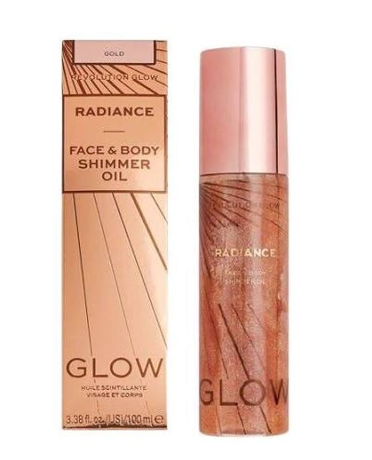 Revolution Glow Radiance Face & Body Shimmer Oil - Image 3