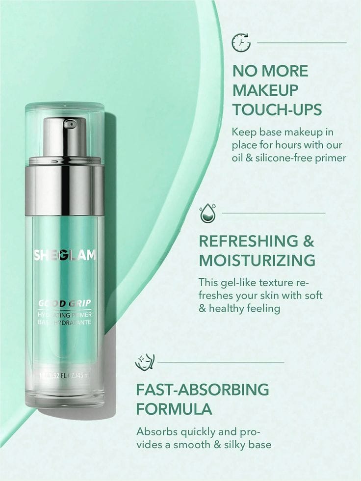 SHEGLAM Good Grip Hydrating Primer – 45ml - Image 2