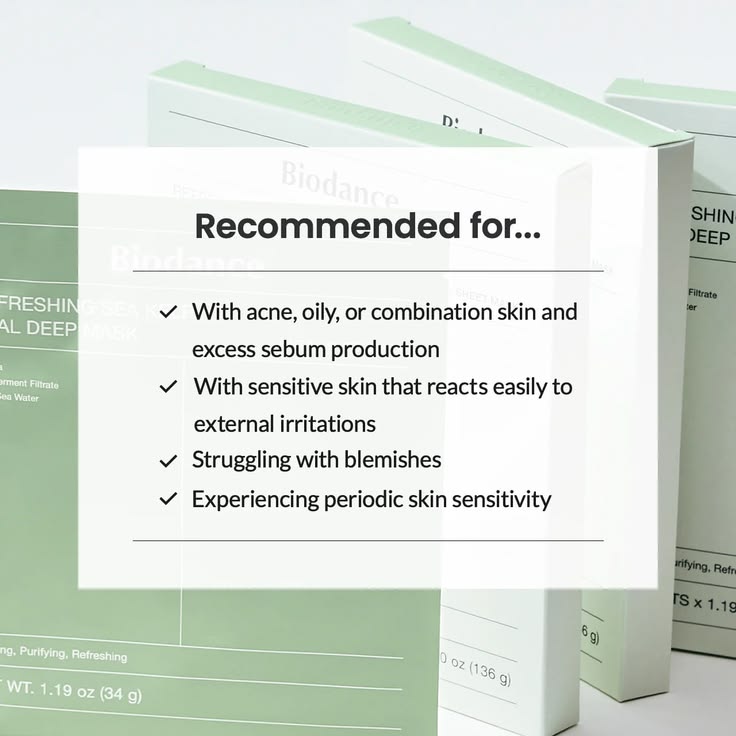 Biodance Refreshing Sea Kelp Real Deep Sheet Mask (Single)