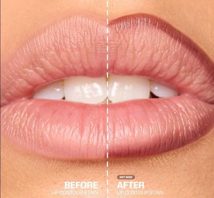 Huda Beauty Lip Contour Lip Stain – Soft Nude - Image 3