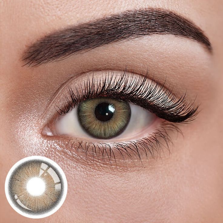 Colored Contact Lenses – Olive Hazel