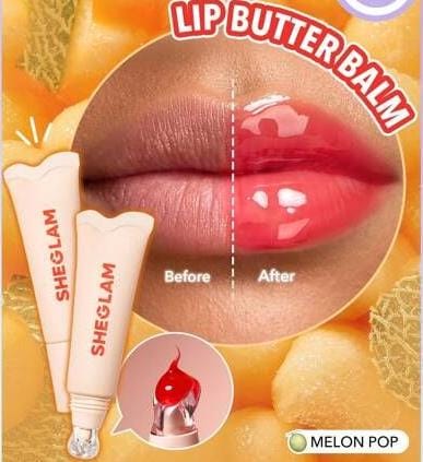 SHEGLAM Crystal Glaze Moisturizing Lip Care – Melon Pop