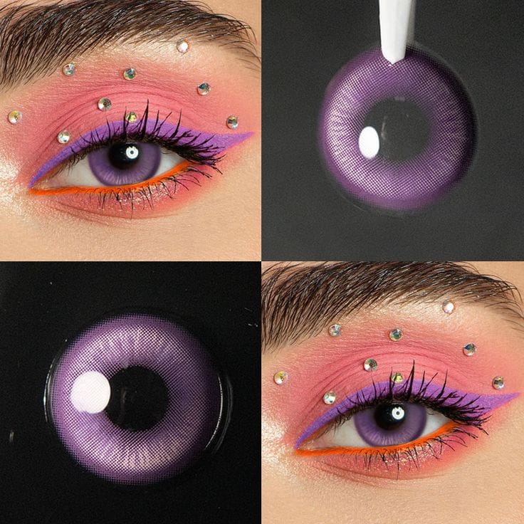 Colored Contact Lenses – Bright Violet