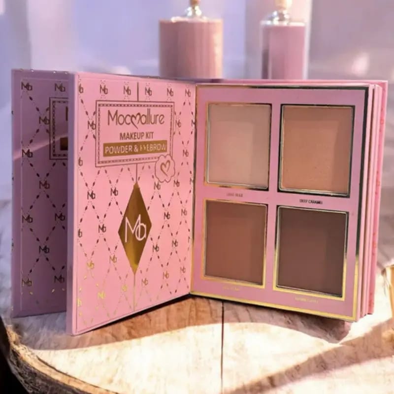 Moccallure 4-in-1 Makeup Kit Palette Notebook
