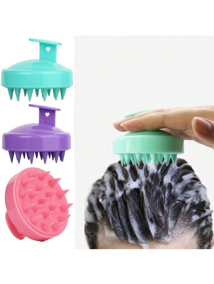 Silicone Hair & Scalp Massager Brush