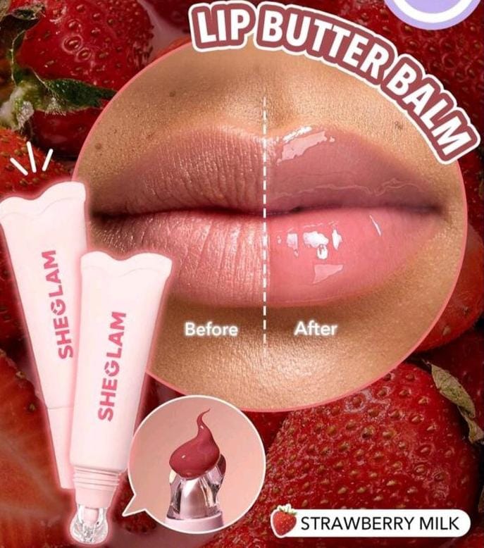 SHEGLAM Crystal Glaze Moisturizing Lip Care – Strawberry Milk