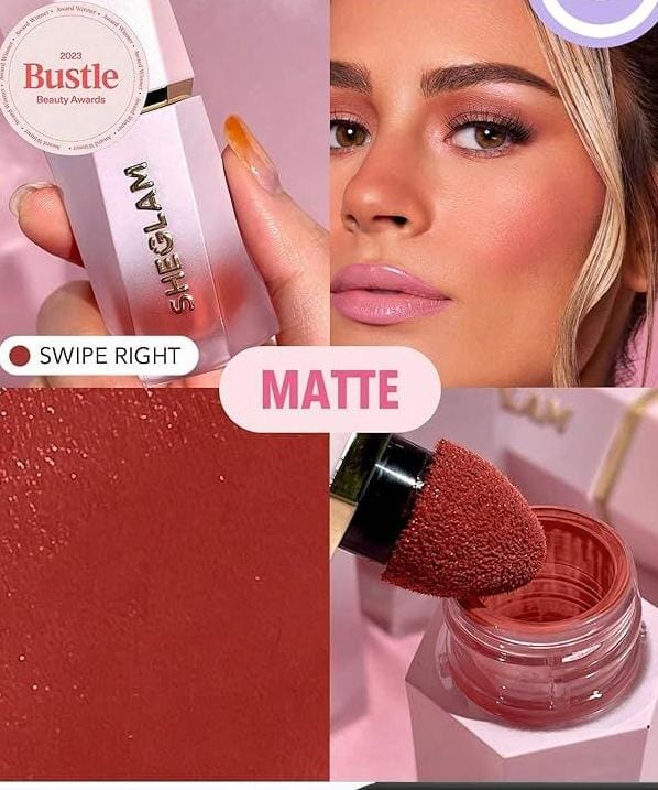 SHEGLAM Color Bloom Liquid Blush – Swipe Right