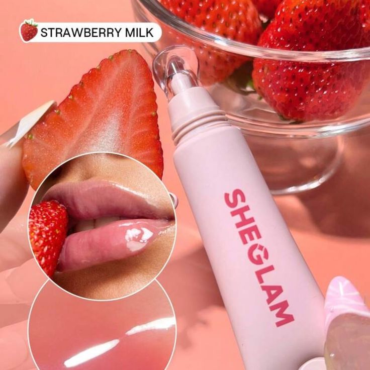 SHEGLAM Crystal Glaze Moisturizing Lip Care – Strawberry Milk