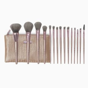 BH Cosmetics Lavish Elegance 15-Piece Brush Set (With Pouch)