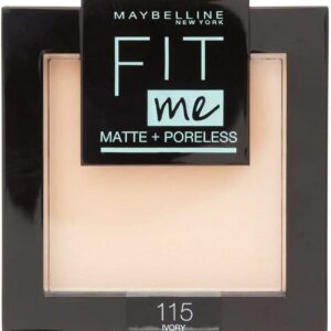 Maybelline Fit Me Matte + Poreless Pressed Powder – 115 Ivory