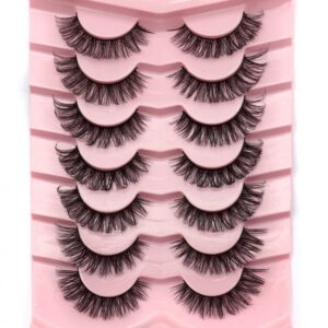 Natural Fluttery Wispy Eyelashes