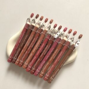 Flormar Matte Lip Liner Pencil Set of 12 waterproof matte shades
