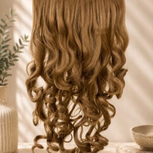 Honey Blonde Curl Hair Extensions