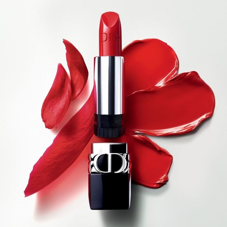 Dior Rouge Lipstick – 888 Strong Red - Image 5