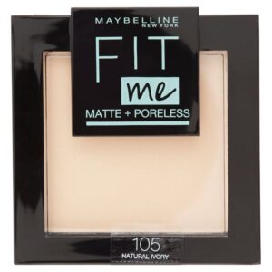 Maybelline Fit Me Matte + Poreless Pressed Powder – 105 Natural Ivory