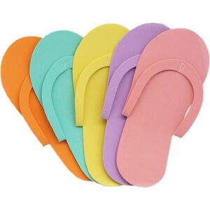 Disposable Pedicure Slippers – Foam Flip Flops (1 Pair)
