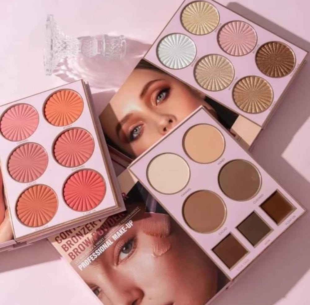 HUDAMOJI 5 Pages All-In-One Makeup Book Palette - Image 3