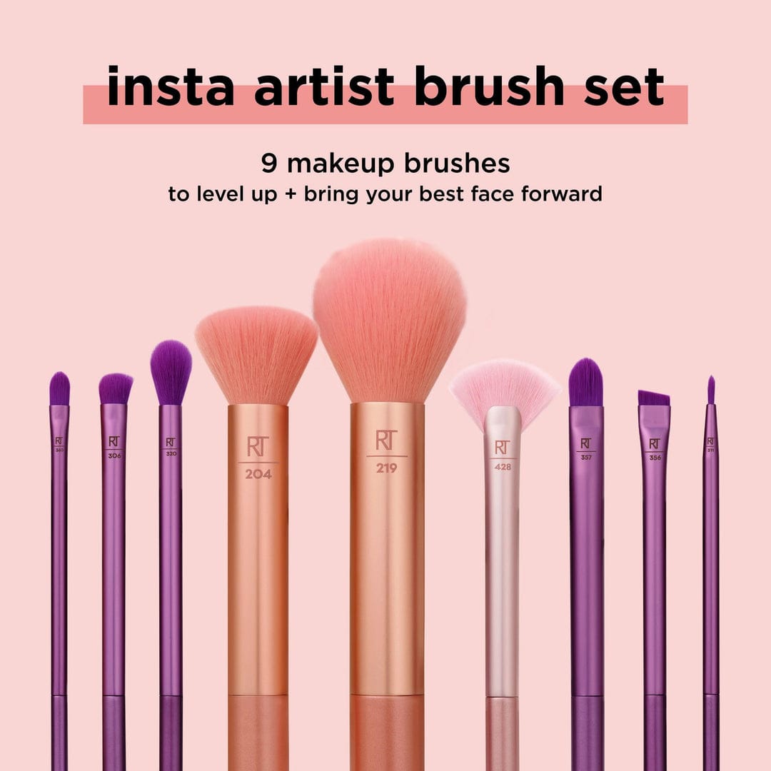 Real Techniques Insta Artist 9-Piece Brush Set - Image 3