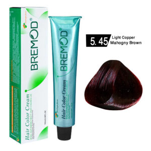 Bremod Hair Color Cream 5.45 Light Copper Mahogany Brown