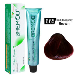 Bremod Hair Color Cream 6.65 Dark Burgundy Brown