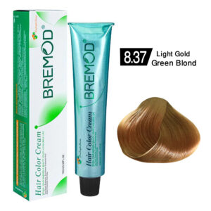 Bremod Hair Color Cream 8.37 Light Gold Green Blond