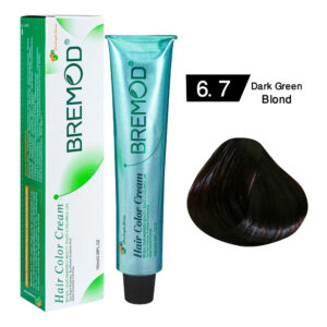 Bremod Hair Color Cream 6.7 Dark Green Blond