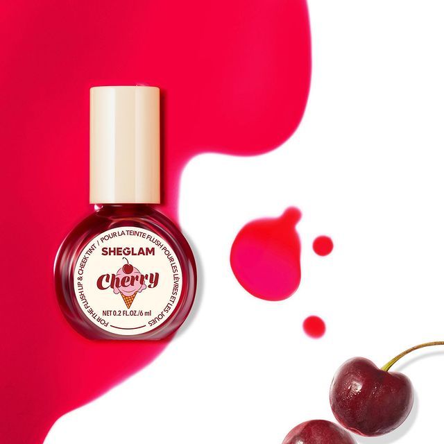 SHEGLAM For The Flush Lip & Cheek Tint – Cherry Picked (Cherry) - Image 4