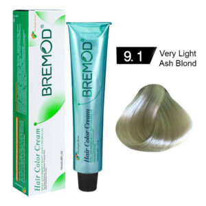 Bremod Hair Color Cream 9.1 Very Light Ash Blond