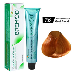 Bremod Hair Color Cream 7.33 Medium Intense Gold Blond