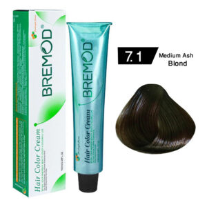 Bremod Hair Color Cream 7.1 Medium Ash Blond