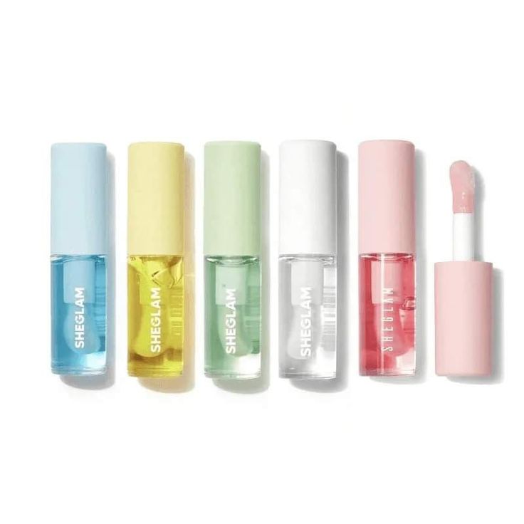 SHEGLAM Jelly Wow Hydrating Lip Oil – Pack of 5