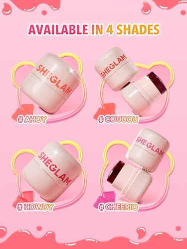 SHEGLAM Jelly-Licious Hydrating Lip & Blush Tint – Howdy - Image 3