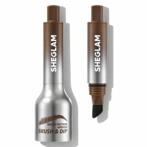 SHEGLAM Brow-fection Angled Brush & Dip Liquid Eyebrow Gel Pen – Auburn